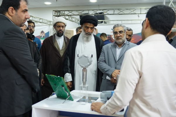 نمایشگاه روایت دانش در محل دفتر امام جمعه برگزار شد