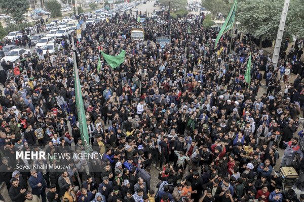 بزرگترین راهپیمایی فاطمی جهان در کوت عبدالله خوزستان برگزار شد