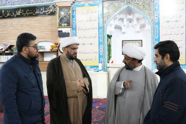 بازدید مدیرکل تبلیغات اسلامی کردستان از مسجد جامع سنندج