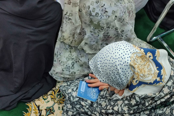 قاب‌هایی از اعتکاف مادر و دختری و دانش‌آموزی در خراسان جنوبی