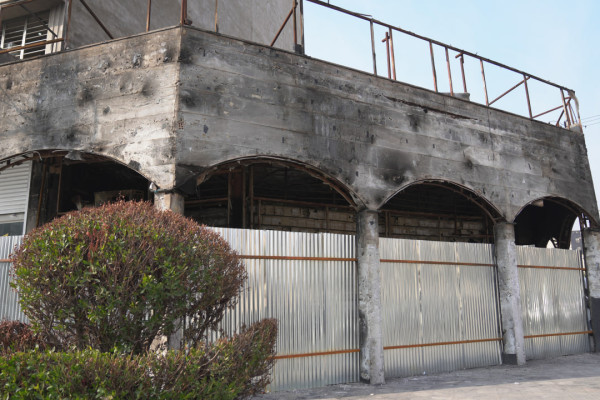 بازدید اصحاب رسانه خوزستان از اماکن آسیب دیده ناشی از اغتشاشات