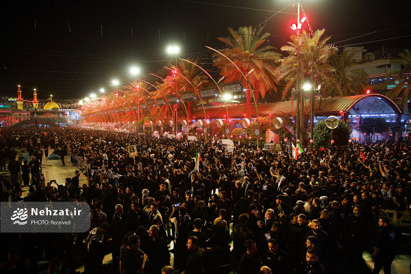 مراسم اربعین حسینی در بین‌الحرمین برگزار شد