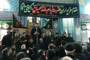 برپایی آئین سنتی و دیرینه طشت گذاری در آستانه ماه محرم اردبیل